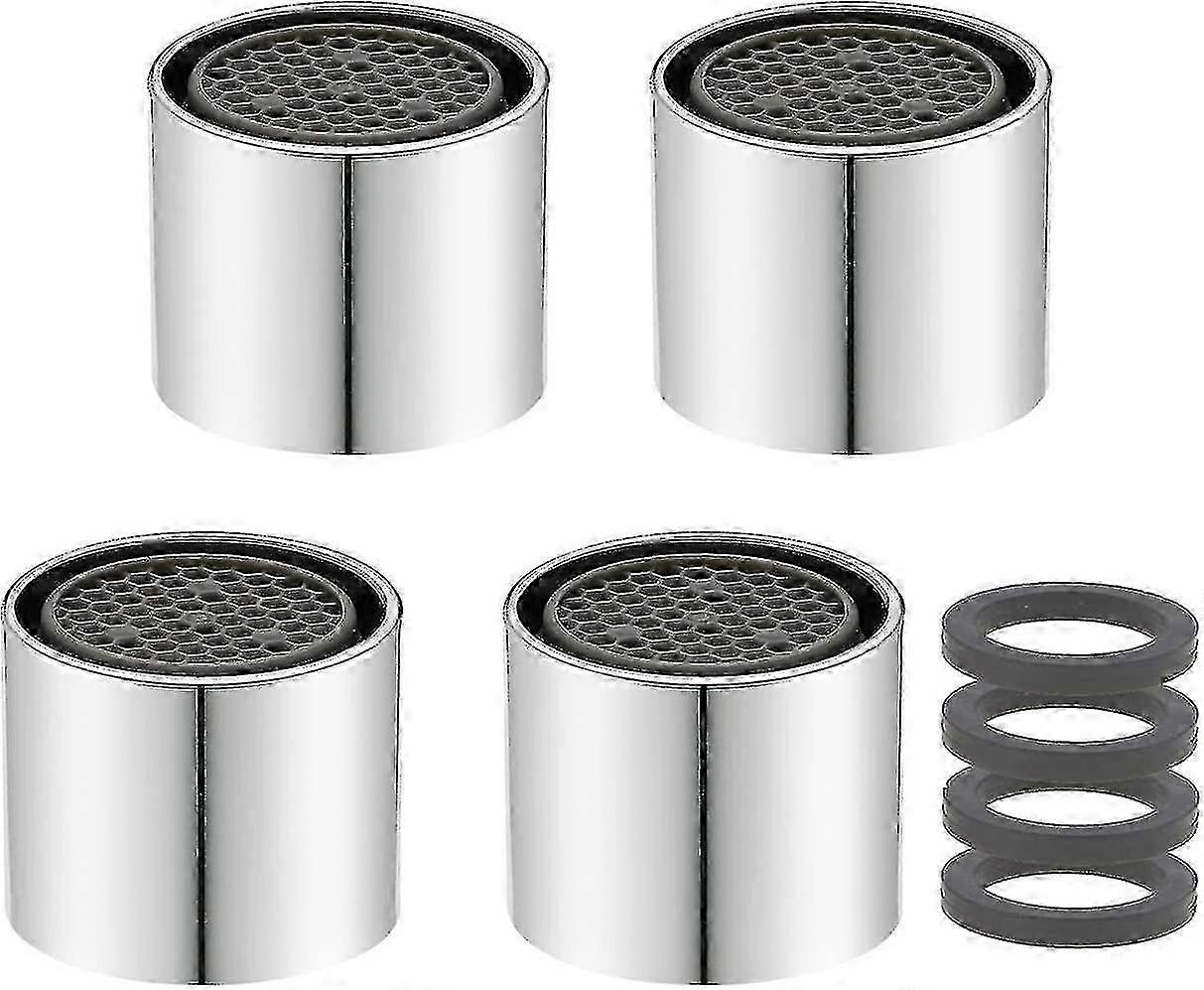 4-Piece Aerator Mixing Nozzle Set for Faucet Bubbler, Compatible with M18/M18.5/M20/M22 Sizes