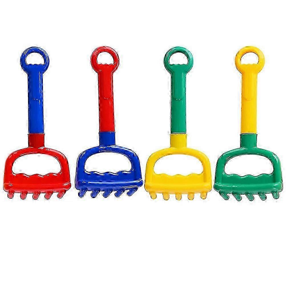 8Pcs Beach Sand Rake Toy Set for Kids - Dredging Tools for Summer Play, 22X9.5CM