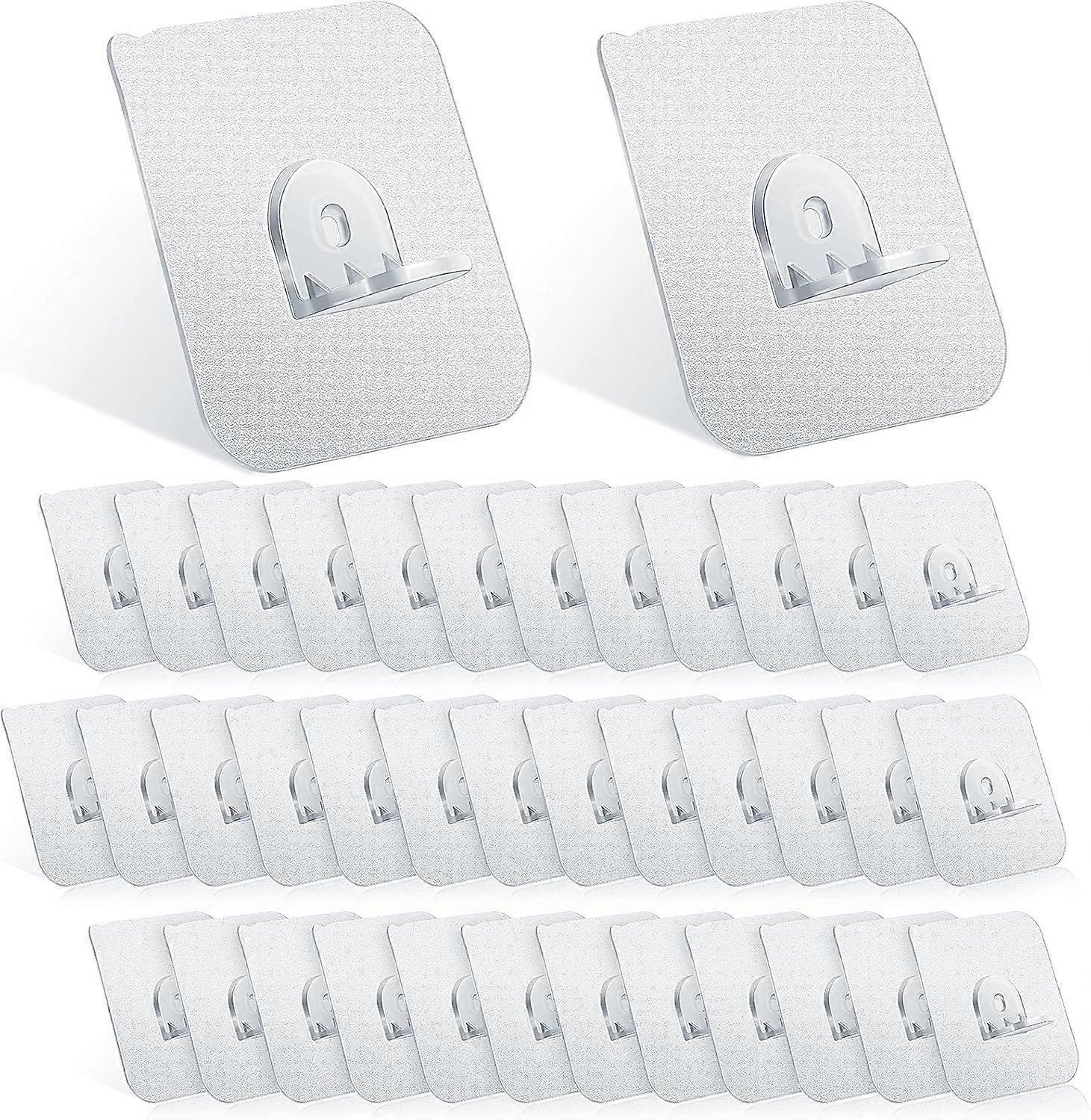 60 Pieces Punch Free Shelf Support Peg Self Adhesive Support Shelf Bracket for