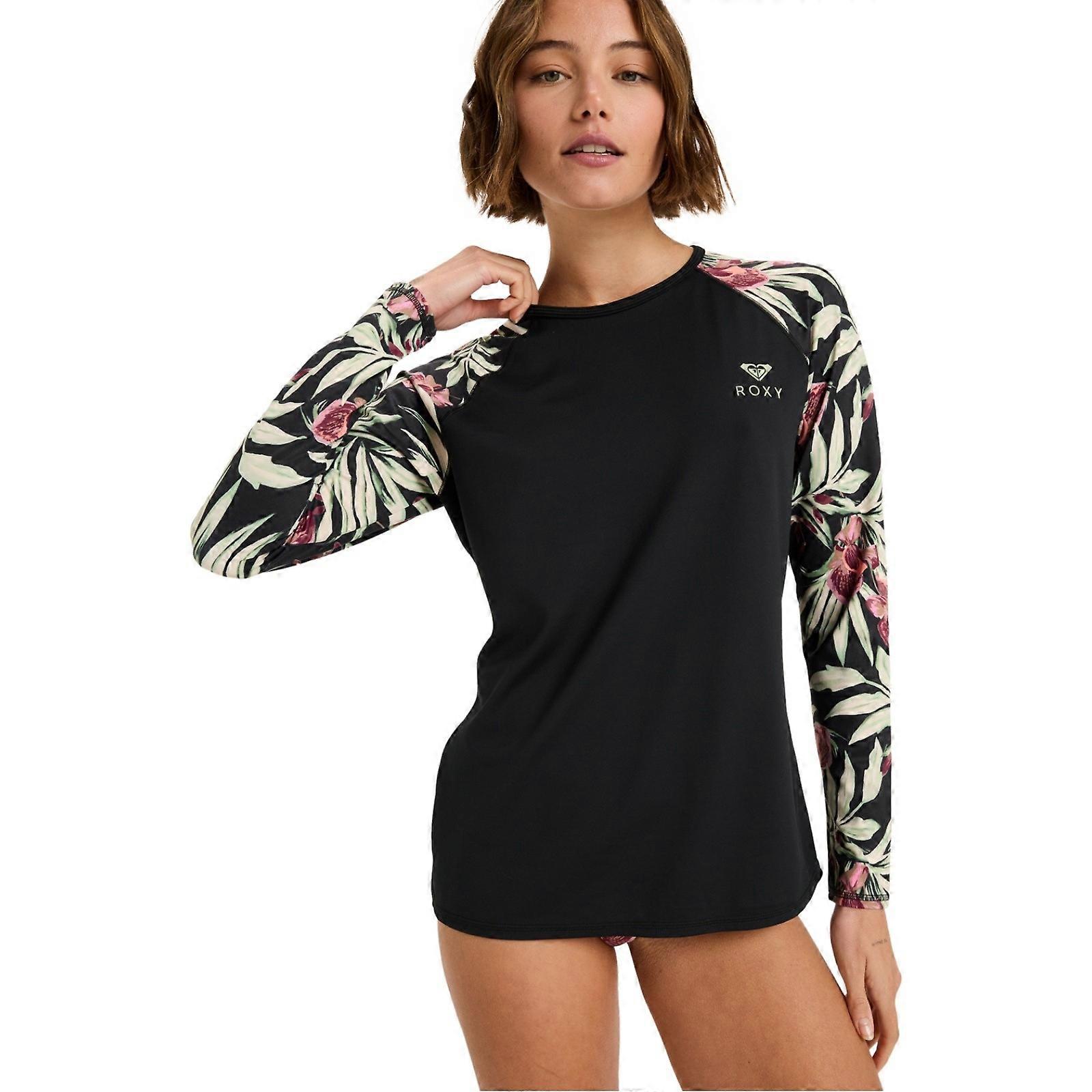 Roxy Womens Basic Mix Long Sleeve Rash Vest