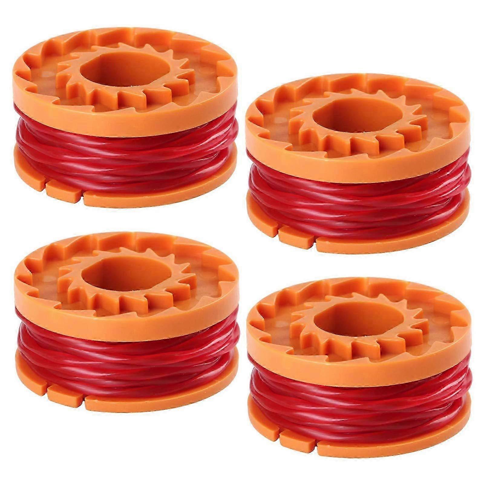 WORX WA0010 Replacement 10-Foot Grass Trimmer/Edger Spool Line 4-Pa...