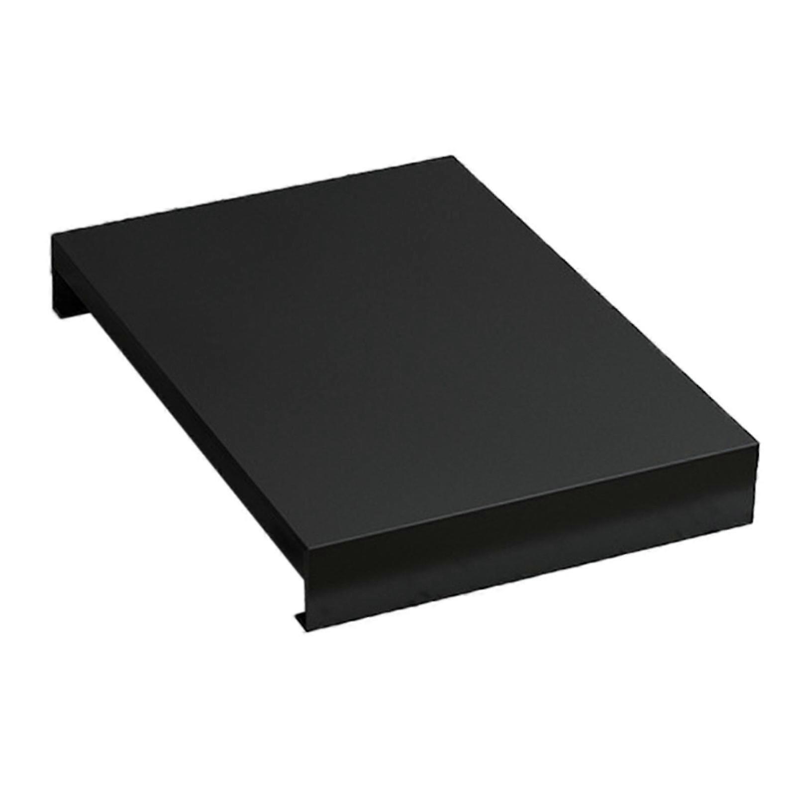 Black Gas Ranges Protectors Sheet 350lbs Capacity Durable Nonrust Steel Fronts Prevents Dust Spills And Hide Burners Cs