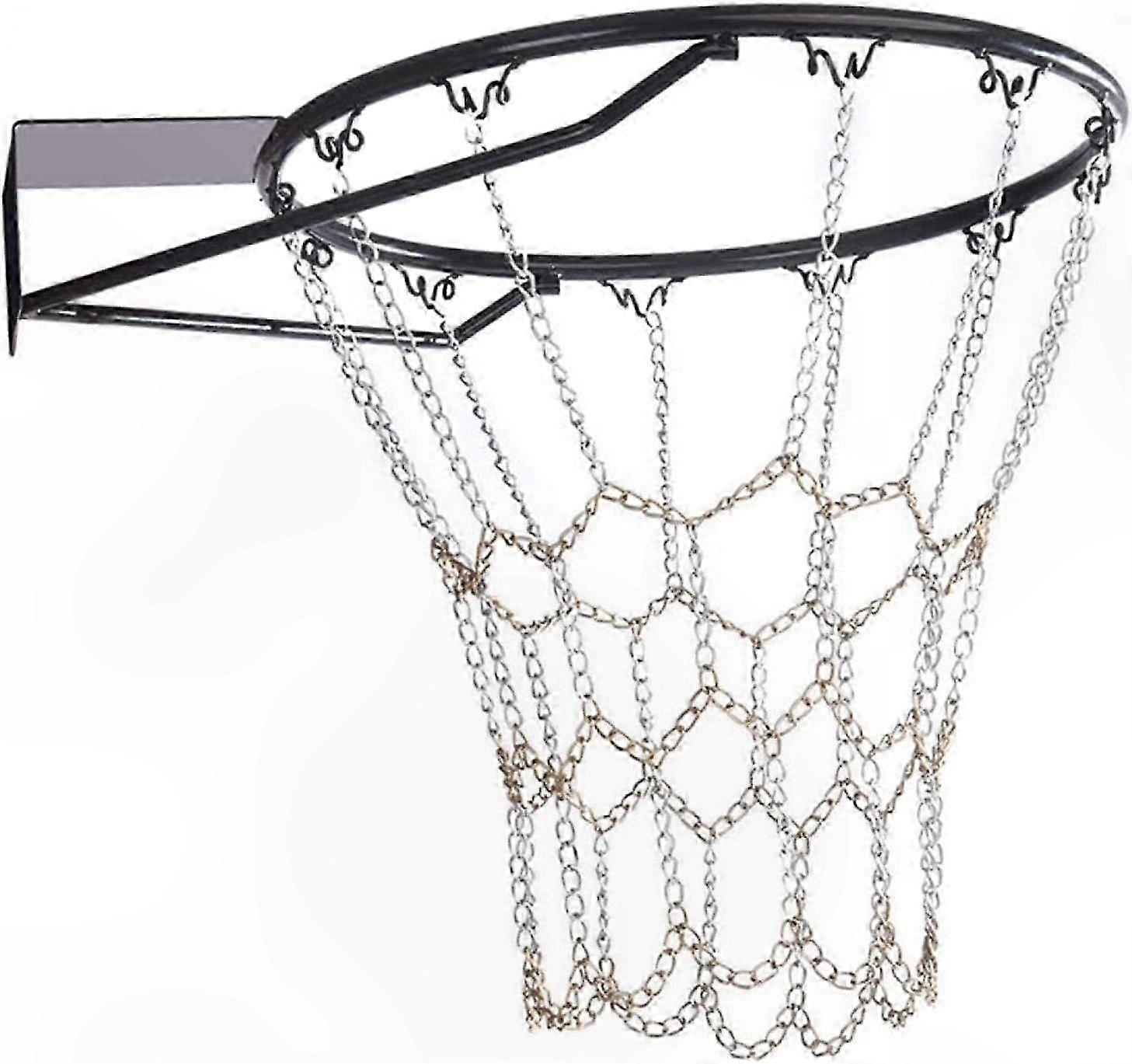 Durable Galvanized Steel Basketball Hoop Net - Weatherproof & Long-Lasting Performance