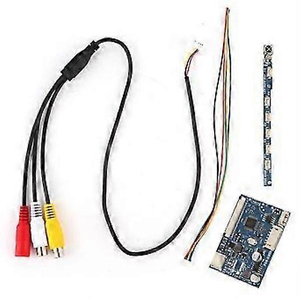 Simple Driver Board Module 50-Pin 2-Channel AV Signal Input for 7 / 9 / 10.1 Inch LCD Screen
