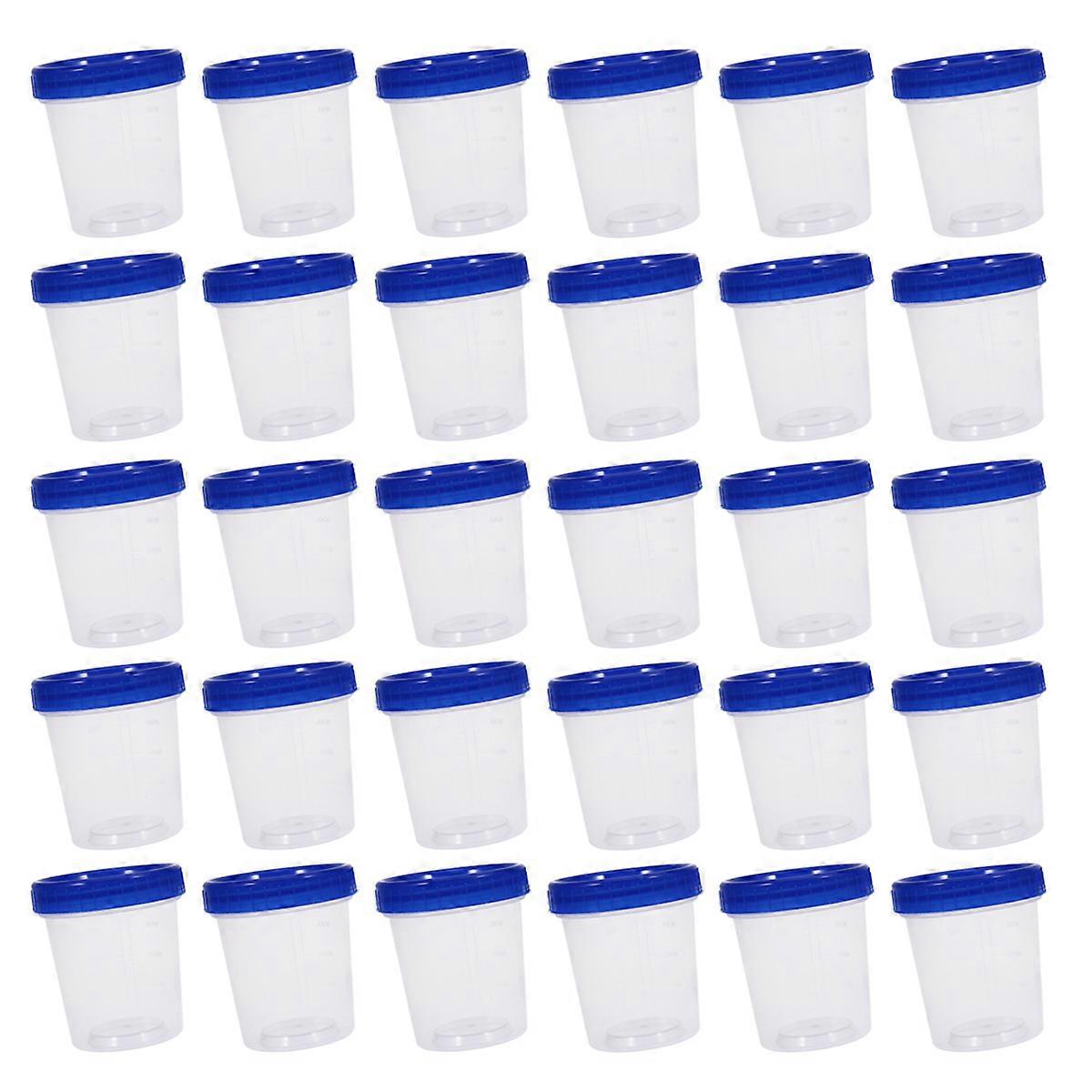 30Pcs Measuring Container 120ml Suitable For Laboratory Equipment Practical