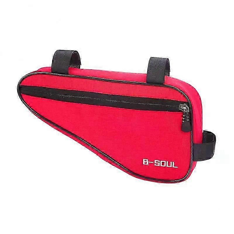 Bicycle triangle front tube bag for MTB storage