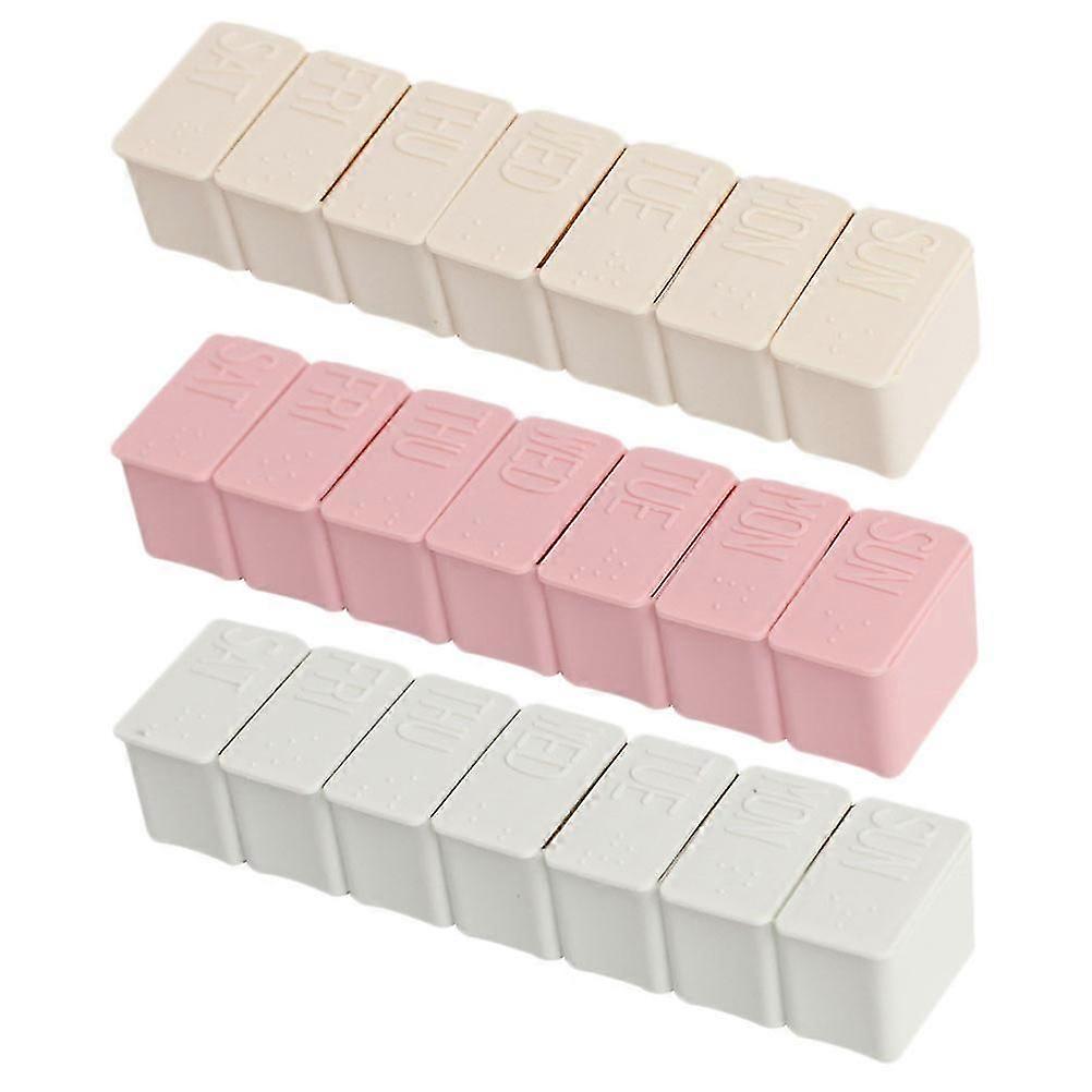 Versatile Storage Case, Weekly Pill Organizer Ideal for Travel and Daily Use