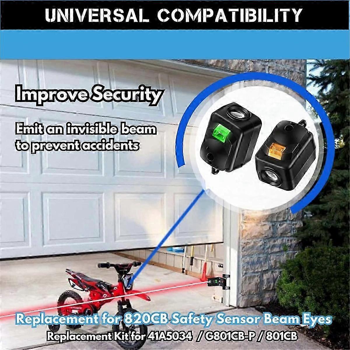 Safety Sensor Beam Eyes for 41A5034 Liftmaster Chamberlain Garage Door