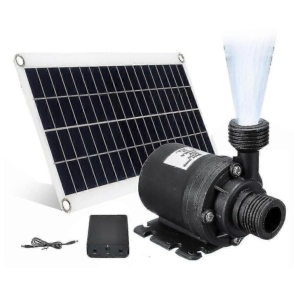 50w太阳能水泵800l / h dc12v低噪音太阳能饮水机泵花园家庭饮水机