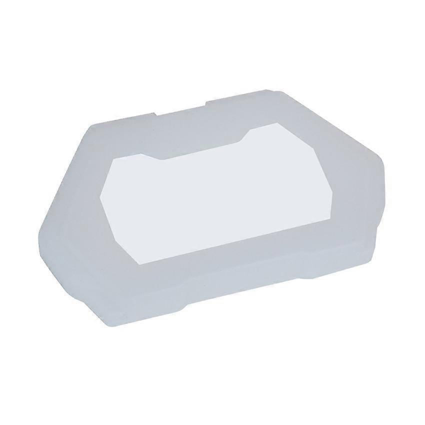 Instrument Silicone Protective Cover Switch Panel Waterproof Cover for KUGOO G2 PRO (White)