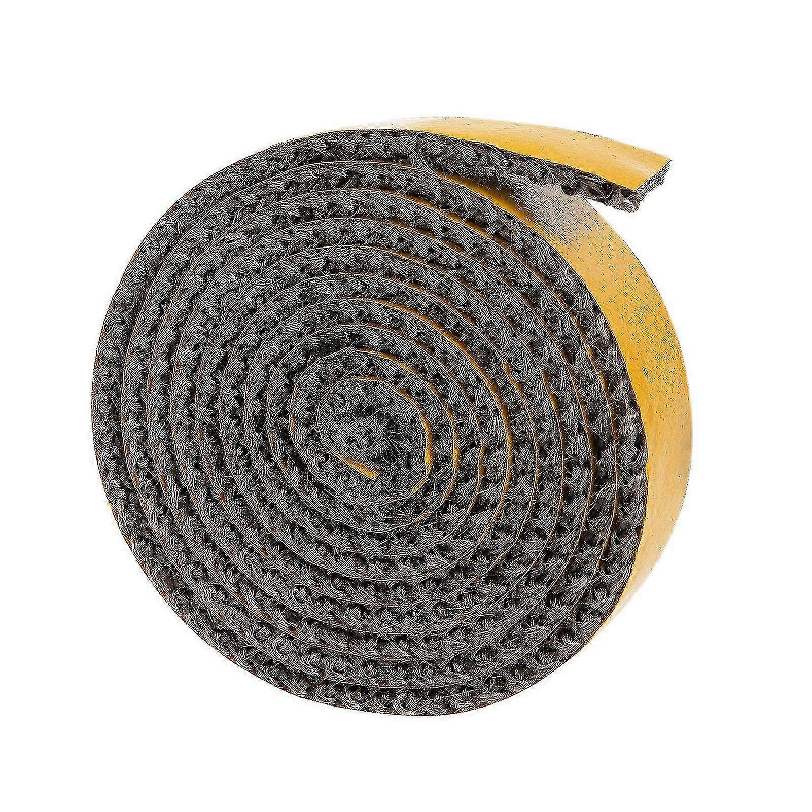 Fireplace Tape Seal Rope Gasket 10mm Self Adhesive High Temp Resistant