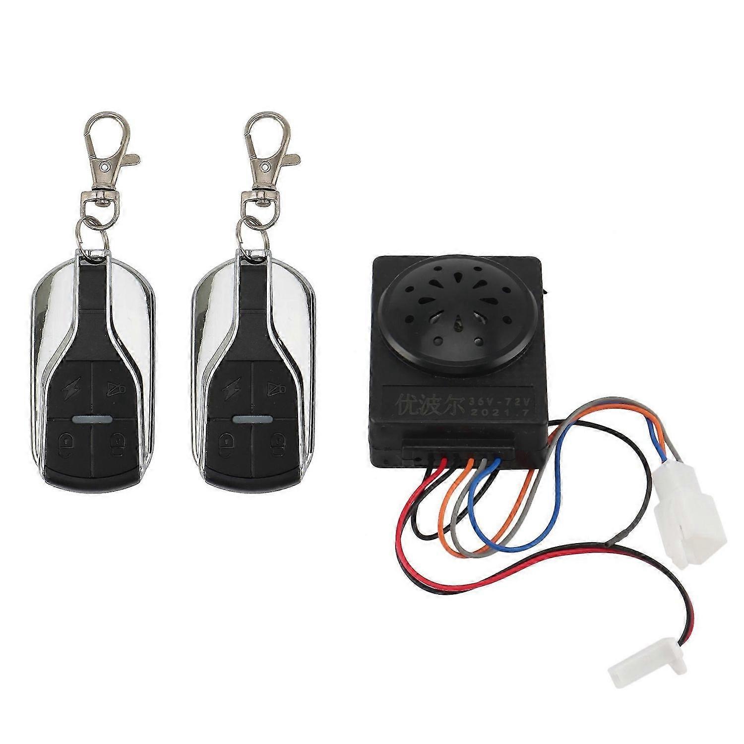 Ebike Alarm Control Box Smart Induction Universal 36V 48V 60V 72V