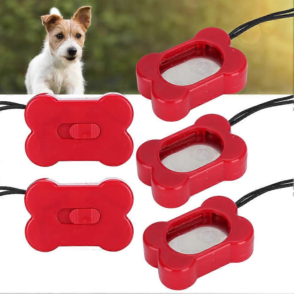 5PCS Adjustable Dog Training Clickers, Compact 5.5x3.5x1.7cm