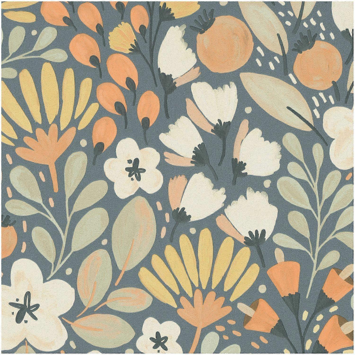 Erismann La Terrasse Jardin Poetique Multi Wallpaper