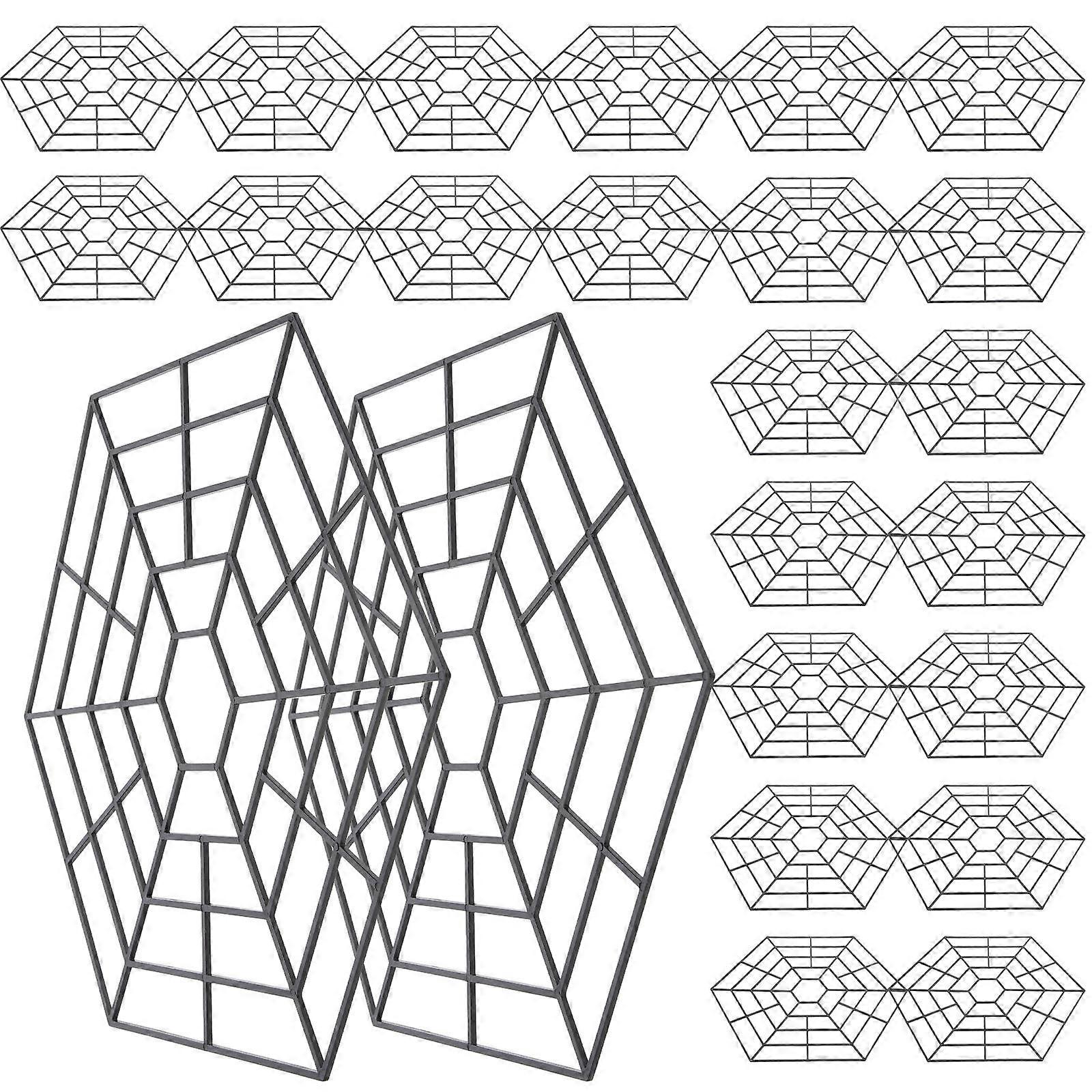 Fish Protector Six Angle Plastic Fish Guards for Pond Protection 120Pcs