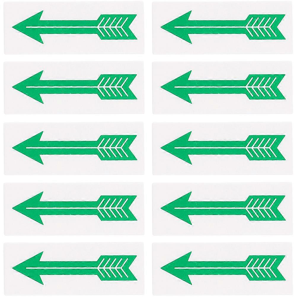 Directional Arrow Stickers Adhesive Arrow Sticker for Floor Marking 10Pcs