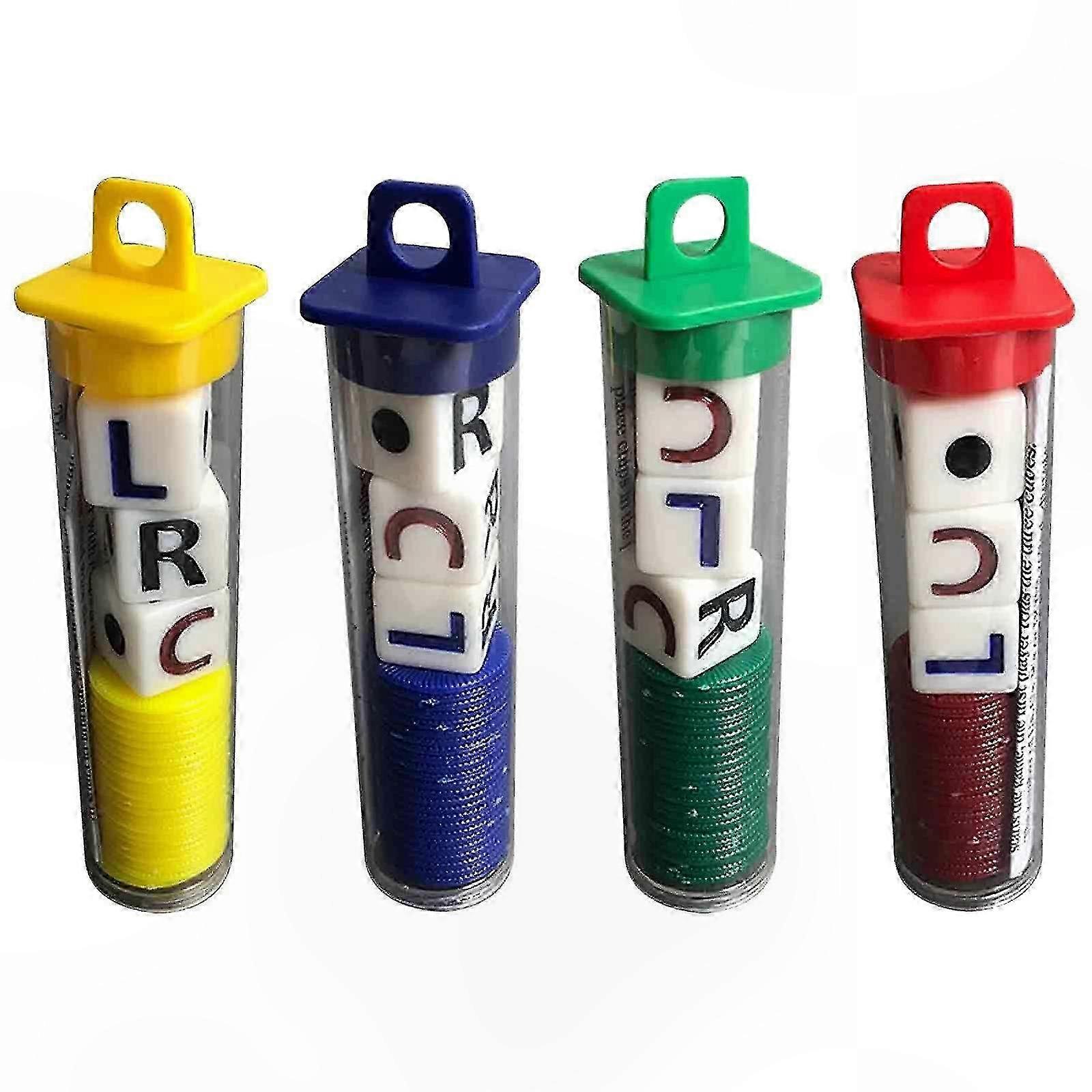 Party Dice Set with Tube, Chips & Dice for All Ages - Fun Entertainment Game