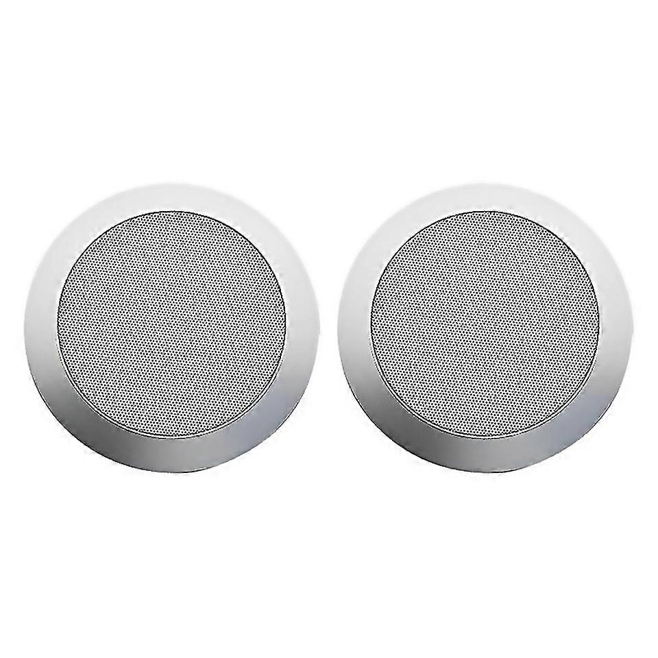 For Ceiling Speaker Grille 4inch Ceiling Embedded Audio Speaker Grillesilver