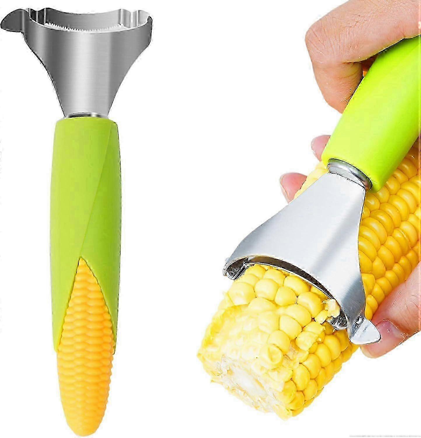Corn Peeler, Corn Stripper, Corn Cob Stripper Tool, Stainless Steel Corn Planer Thresher, Removes Corn Kernels From Corn Cob