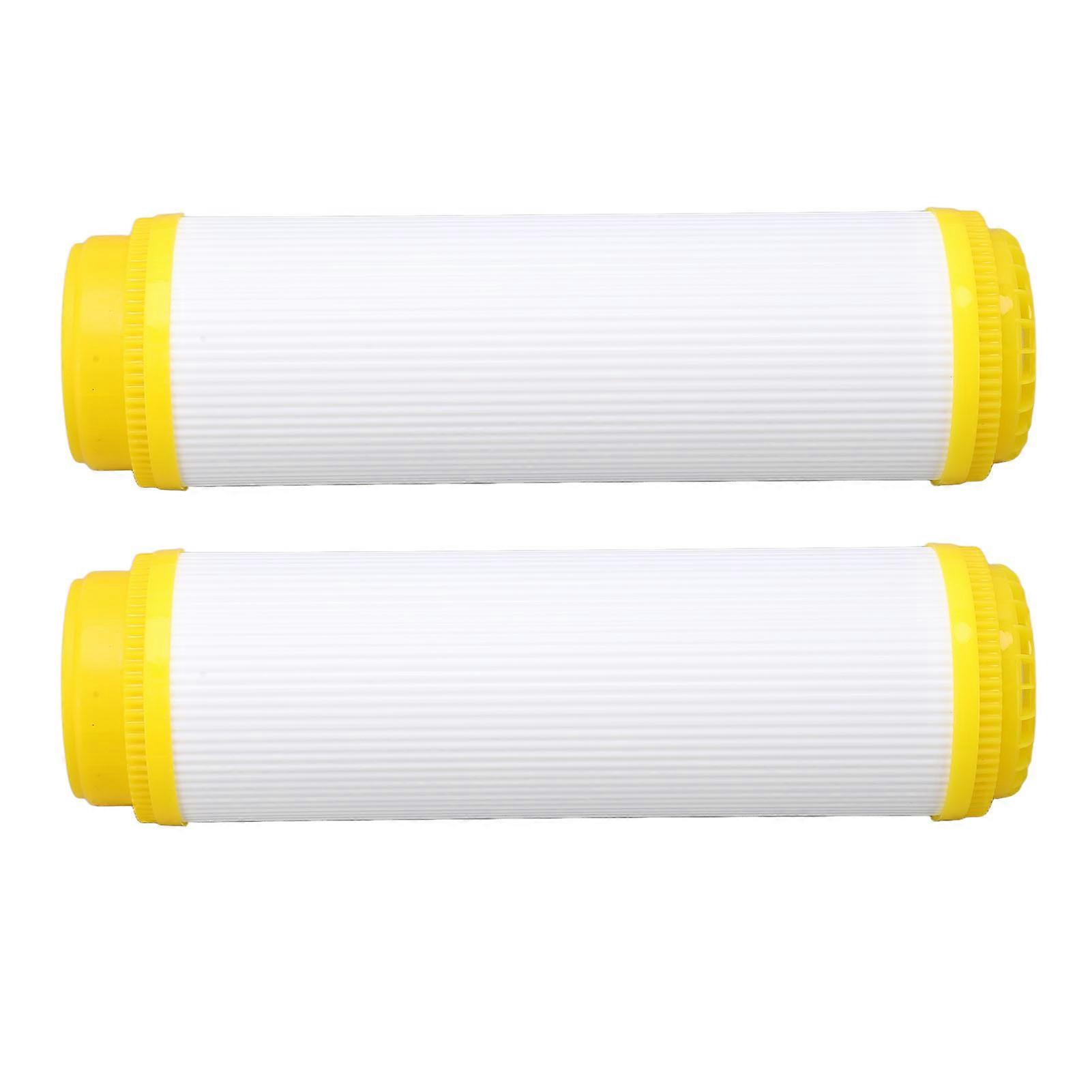 2Pcs 10in Activated Carbon Water Filter Cartridge T33 Set