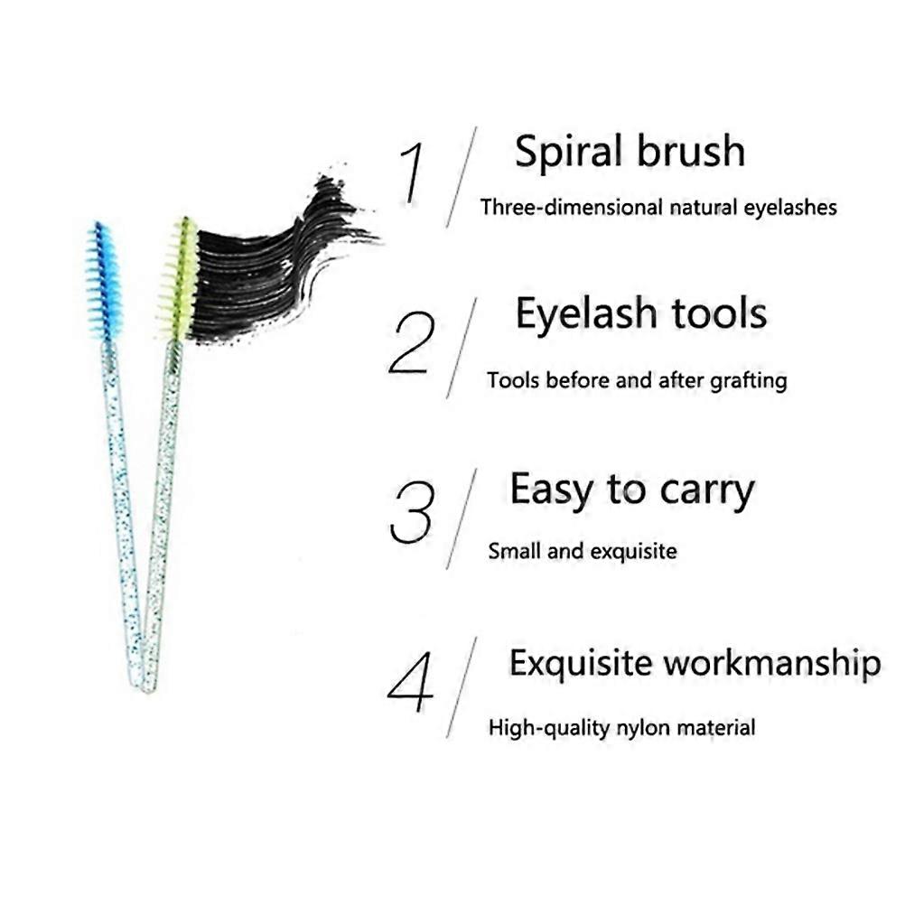 50Pcs Disposable Eyelash Applicator Wands 9.7cm Brush Set