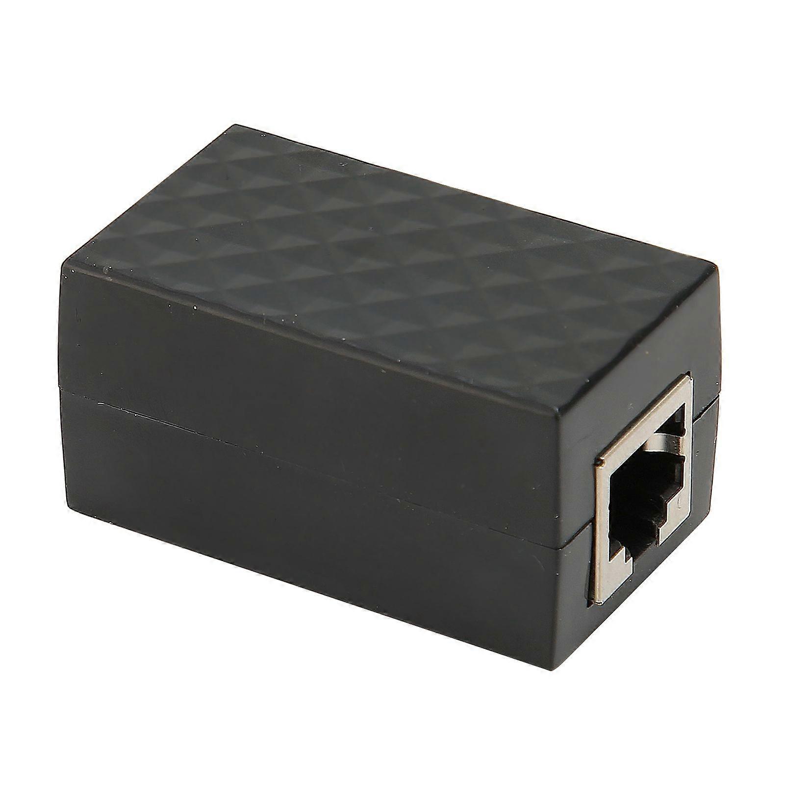 Ethernet Surge Protector RJ45 Female POE Gigabit LAN Network CAT5 CAT6 Plug and Play Thunder Arrester