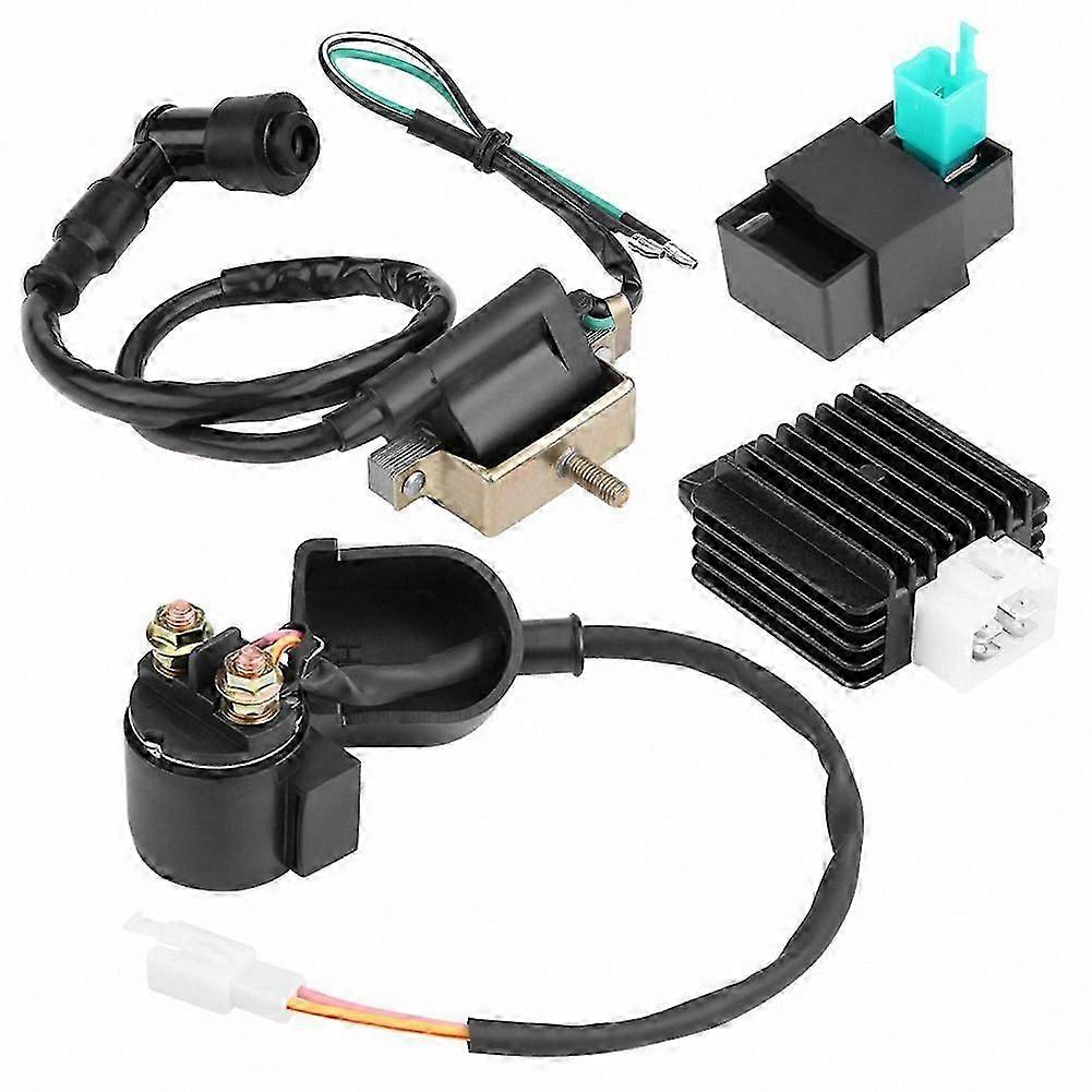 50cc 70cc 90cc 110cc ATV Quad Regulator Rectifier Starter Relay Ignition Coil CDI Box