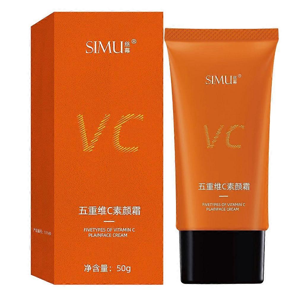Vitamin C Tone Up Cream 20g 50g Moisturizing Primer Pore Concealer Natural Glow Makeup Base