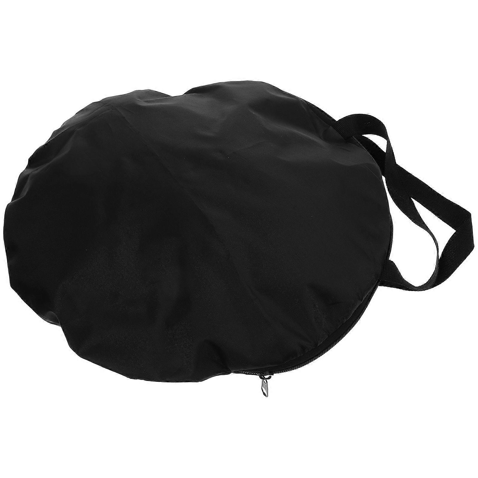 Portable Soccer Goal Net Carry Bag For Sports Enthusiasts Black Rectangular Storage Organization 1Set
