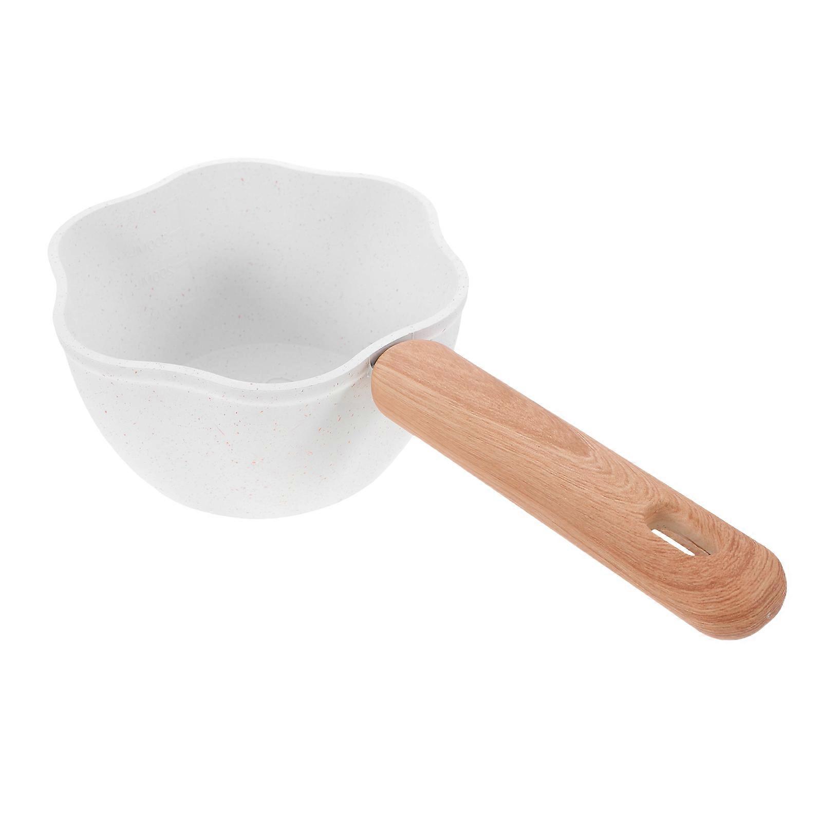 Multi Purpose Small Saucepan 2Pcs Suitable For Single Use 450ml Rectangular Nonstick Heating Oil And Melting Chocolate