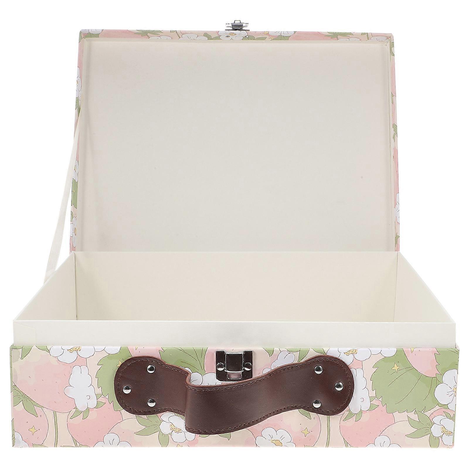 Sky-Blue Decorative Storage Box For Kids Rectangular 1Pcs