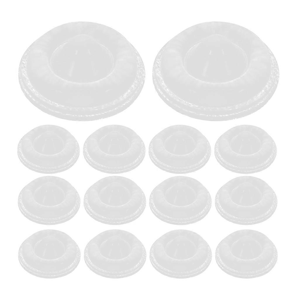 Snowboard Silicone Spike Pad for Stable Riding 20Pcs Adhesive Transparent
