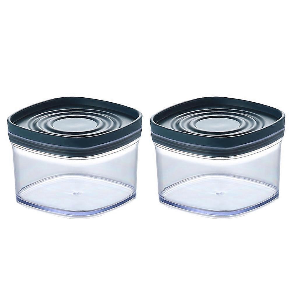 Plastic Jar with Lid 6Pcs for Airtight Storage of Dry Fruits and Spices