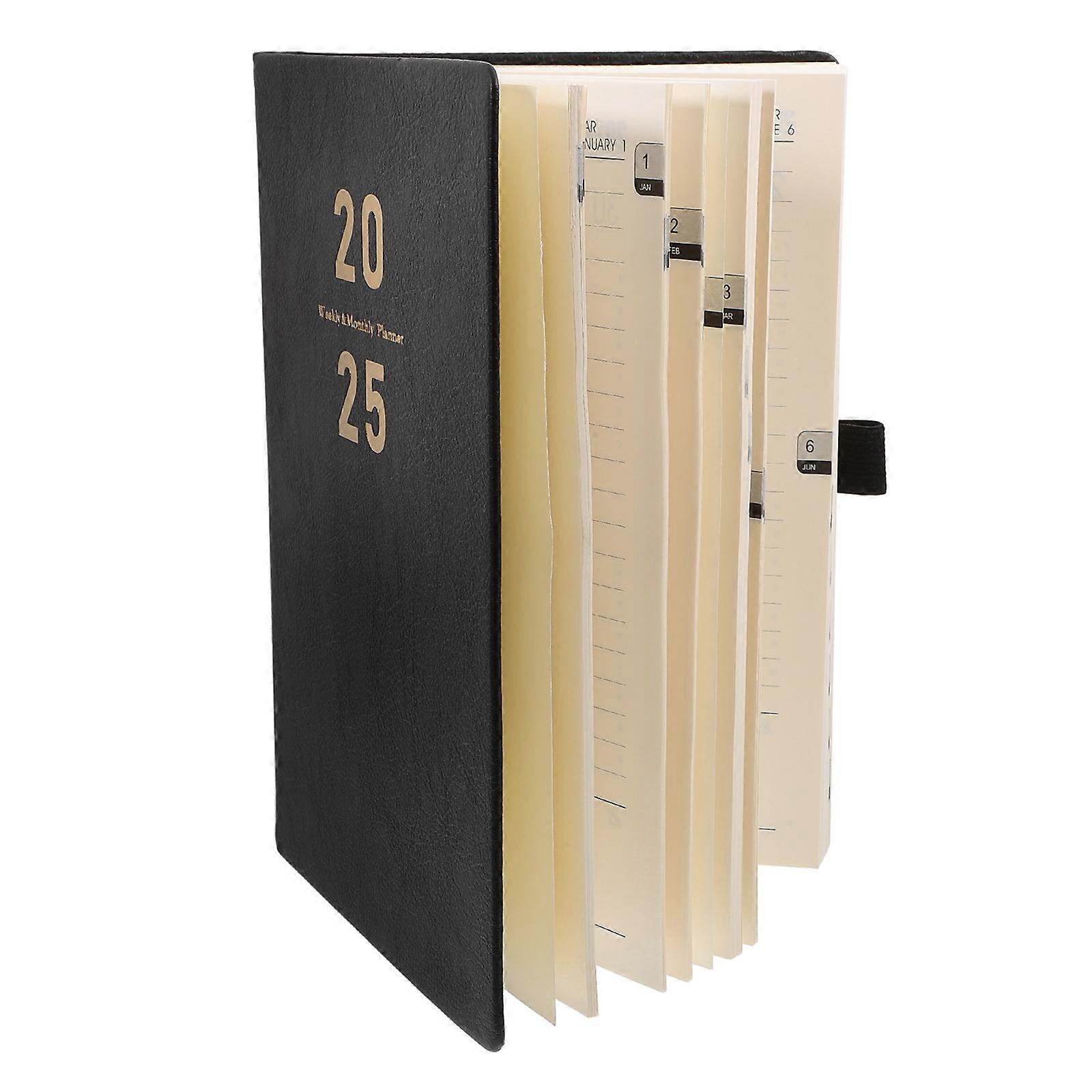 Portable Planner Notebook Multi-Function Organizer for Office 2Pcs