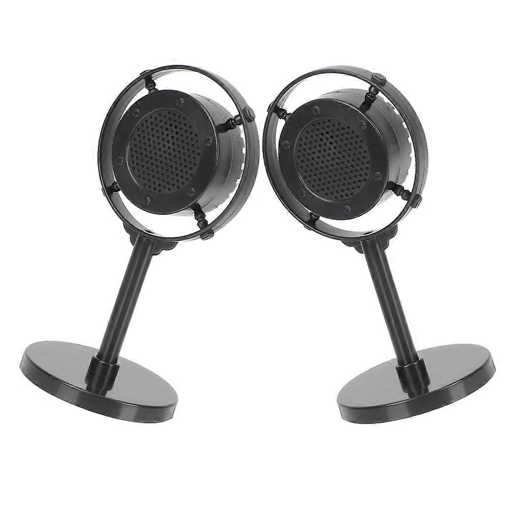 Vintage Microphone Model for Decoration 10Pcs Simulated Microphone Prop