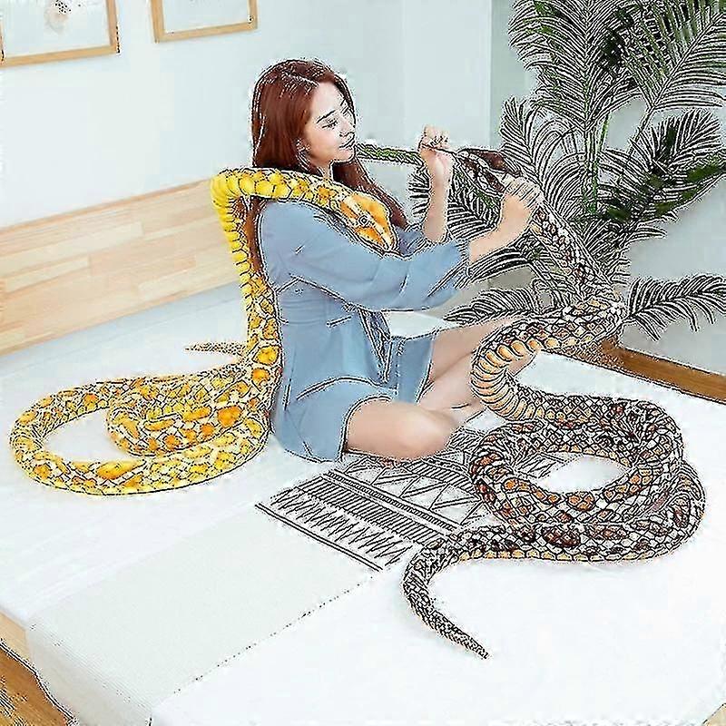 300cm Simulation Snakes Plush Toy Giant Boa Cobra Long Stuffed Animal Snake Plushie Funny Tricky Fri 2025