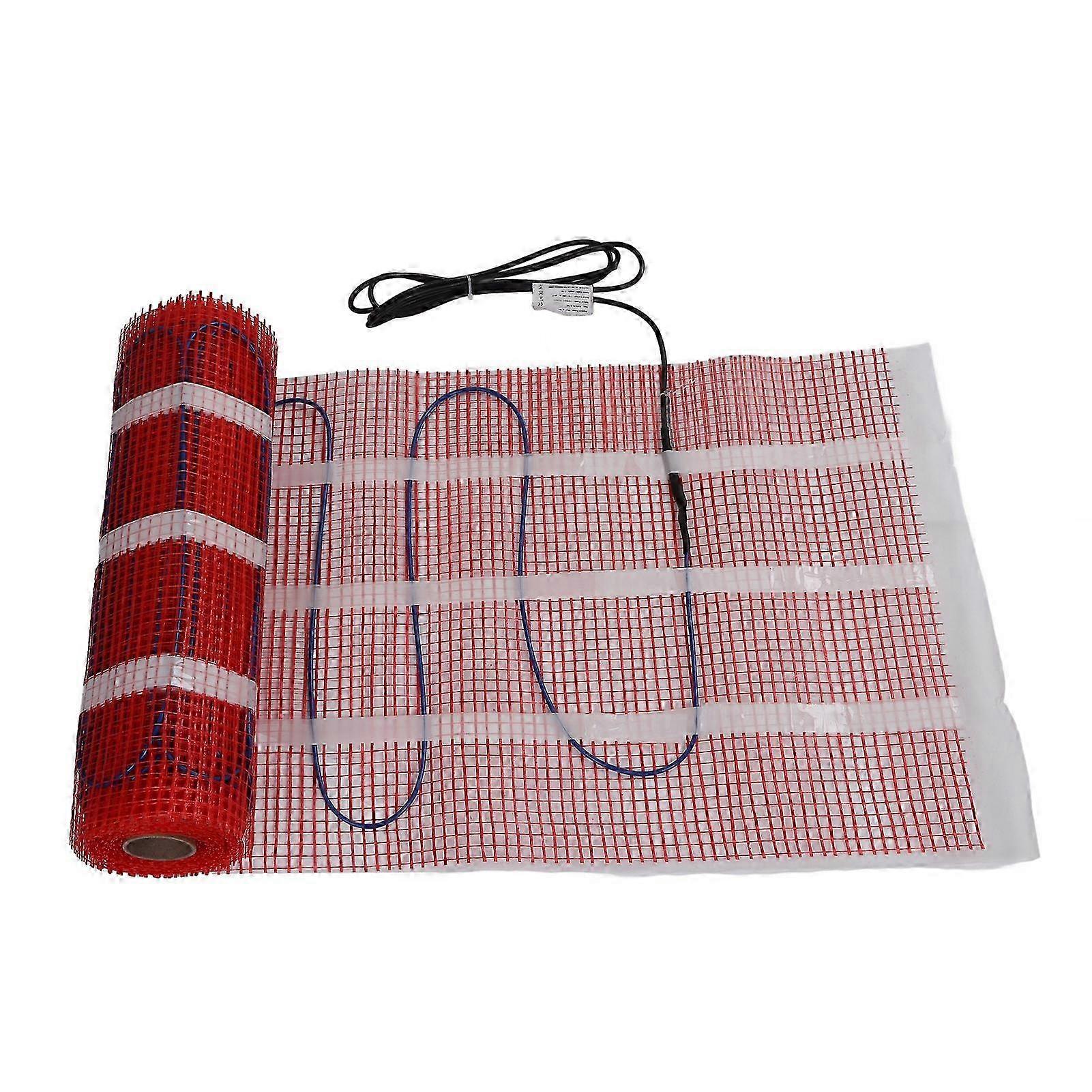 2025 Electric Floor Heating System Set Underfloor Mat Temperature Controller Sensor Protecting Tube Kit 110V IP20