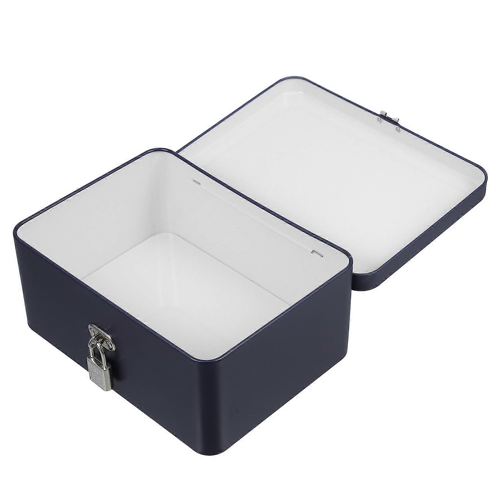 Decorative Tin Cookie Jar 3Pcs Vintage Airtight Storage Container for Kitchen Home Use Multi Locking Mechanism