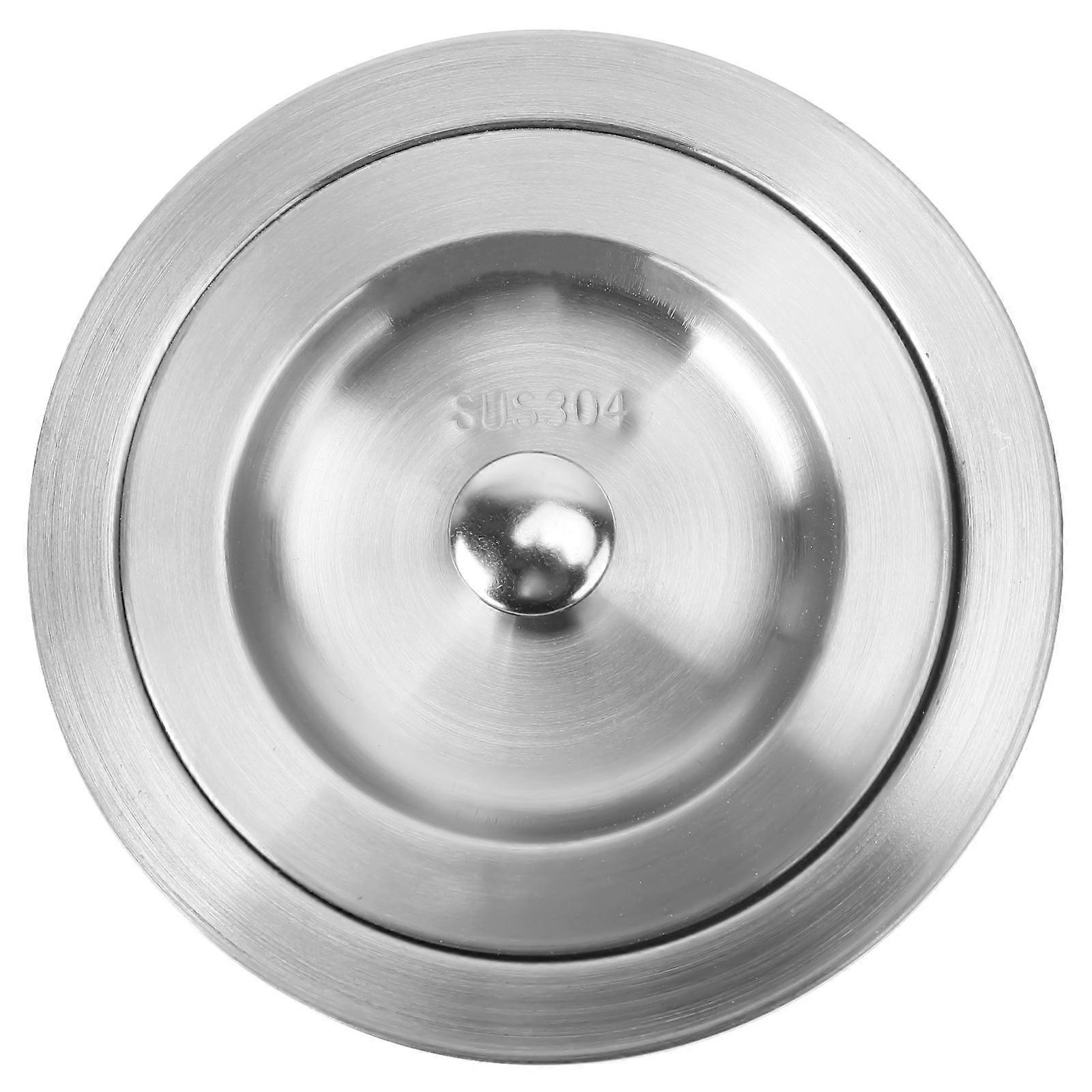 Sink Drain Strainer Stainless Steel for Kitchen Use Rustproof 2Pcs Cover