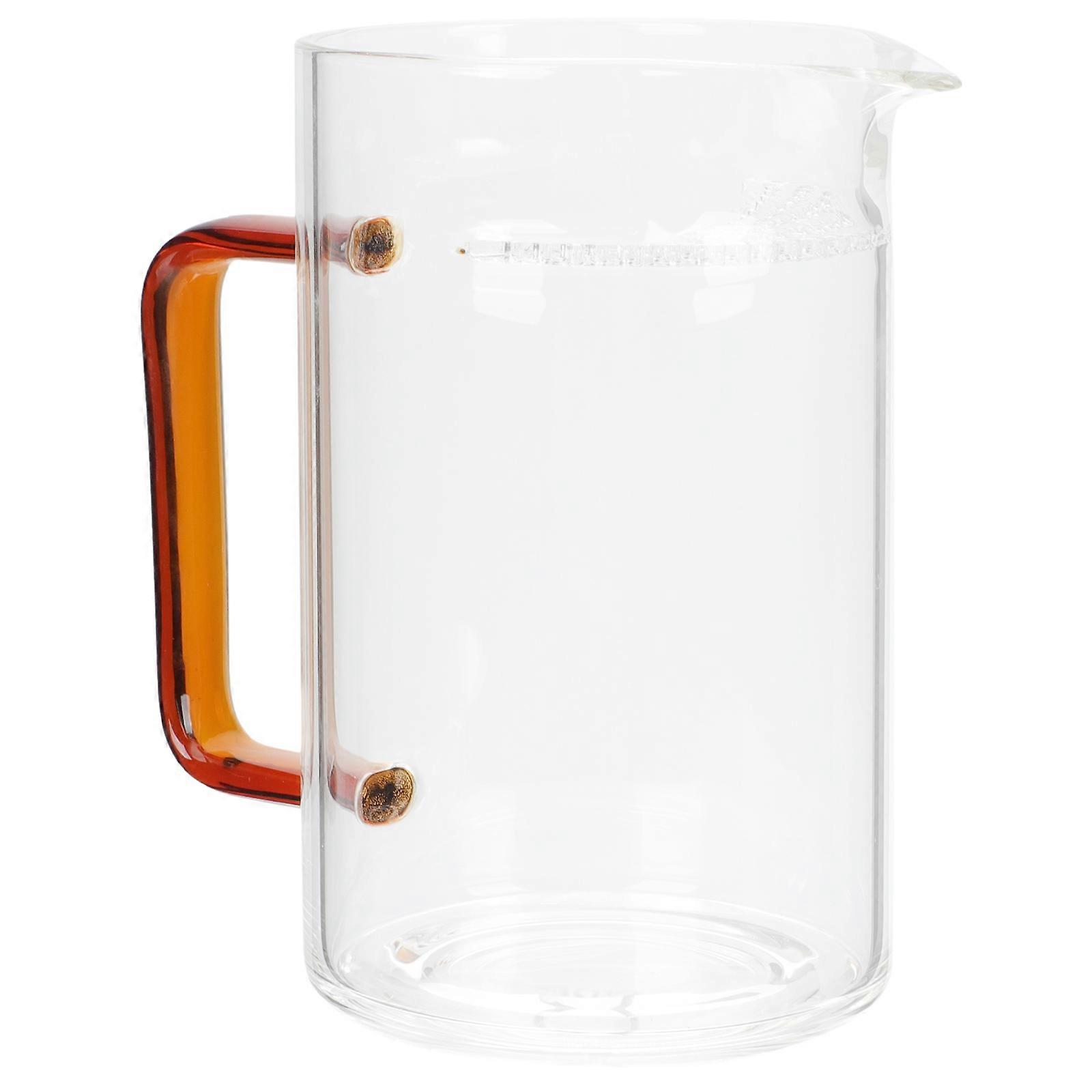 Multi-Function Glass Water Pitcher With Handle For Bar Home 14X12.5Cm Insulation 1Set