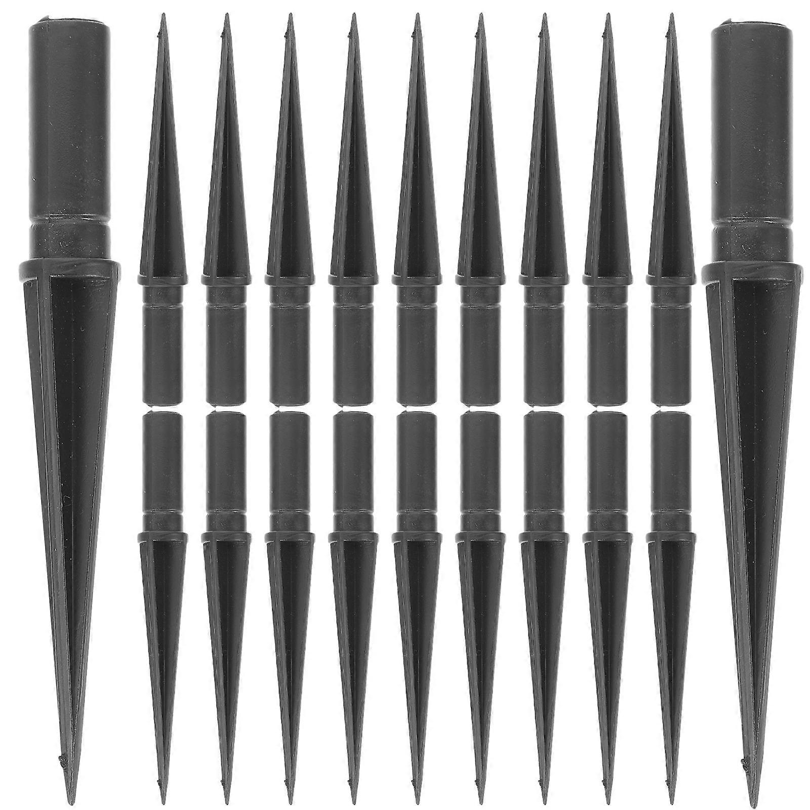 Plastic Ground Stakes Replacement Solar Light Stakes Outdoor Use 100Pcs