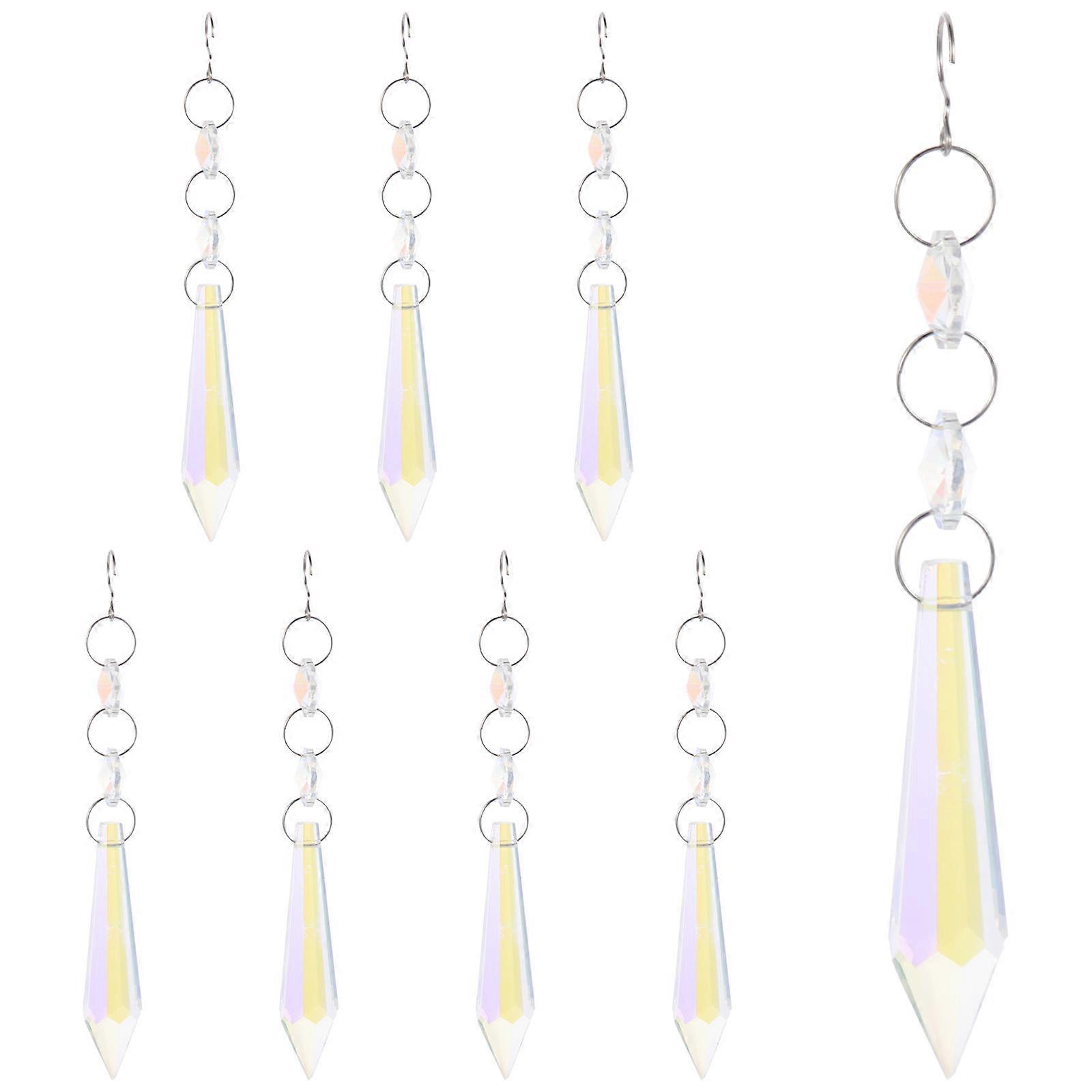 Multi Crystal Sun Catcher Ornament for Hanging Decor 40Pcs Set