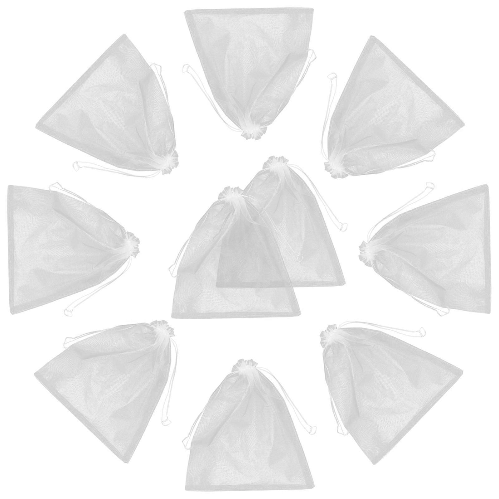 Breathable Organza Storage Bag for Dolls with Drawstring 50Pcs