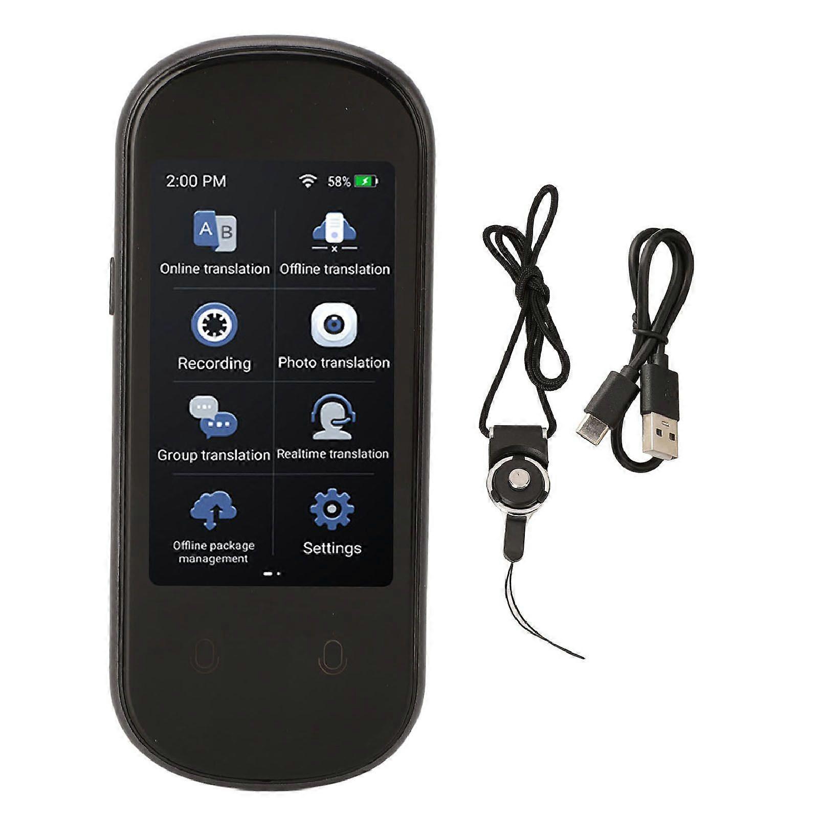 Language Translator Device 138 Languages Oline Photo Translation 3.1 Inch HD Touch Screen 1200mAh Language Translator in Real Time