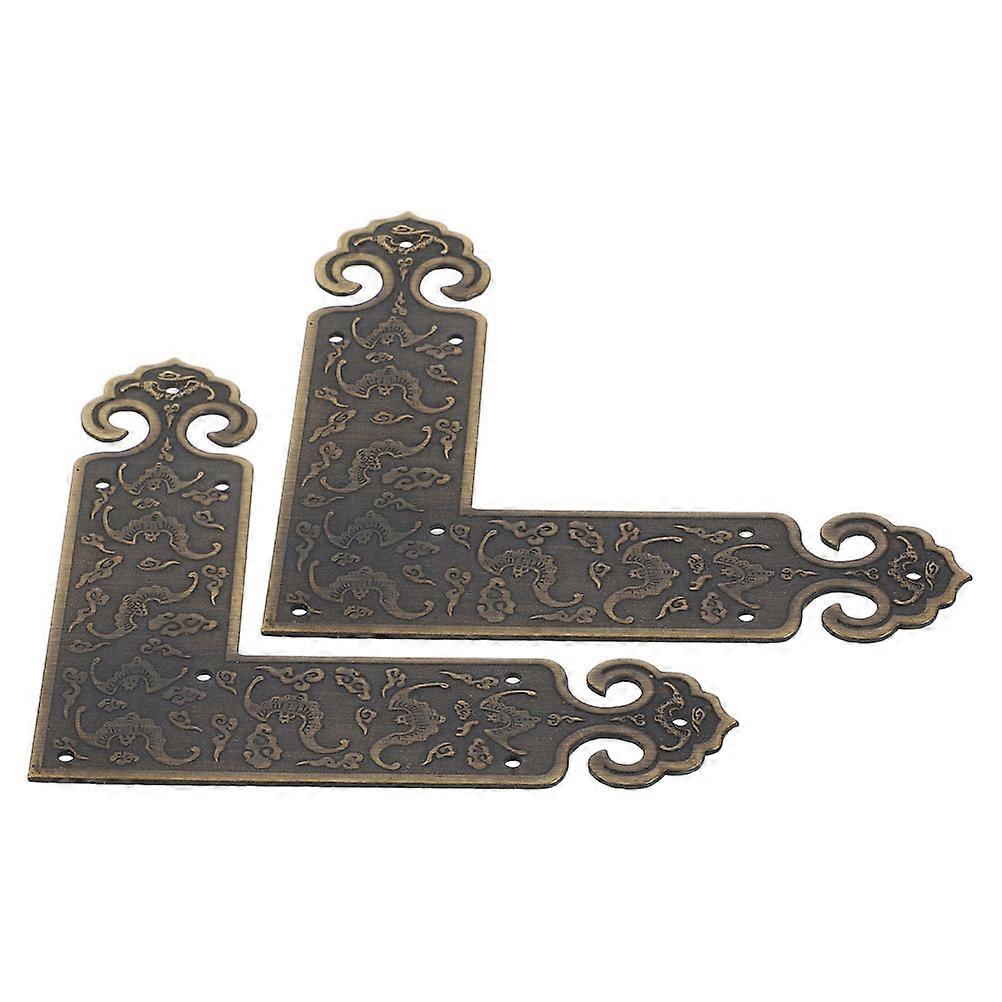 Copper Brass Corner Protector for Decorative Furniture 8Pcs Set