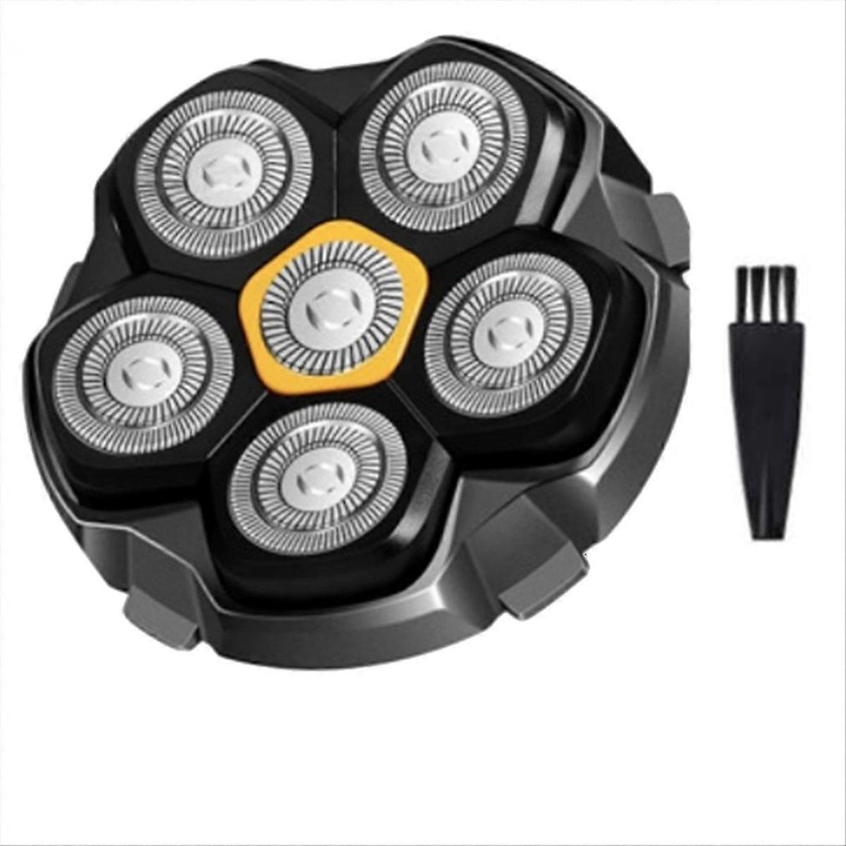 6 Blade Magnetic Replacement Shaving Head with Brush Washable Shaver