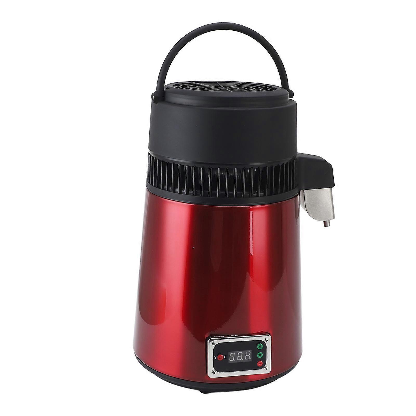750W 4L Stainless Steel Water Distiller with Glass Container AU Plug