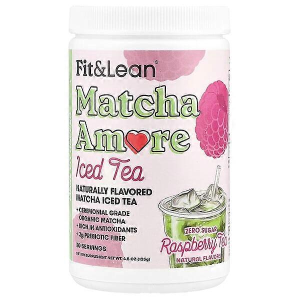 Fit & Lean, Matcha Amore Iced Tea, Raspberry Tea, 4.8 oz (135 g)