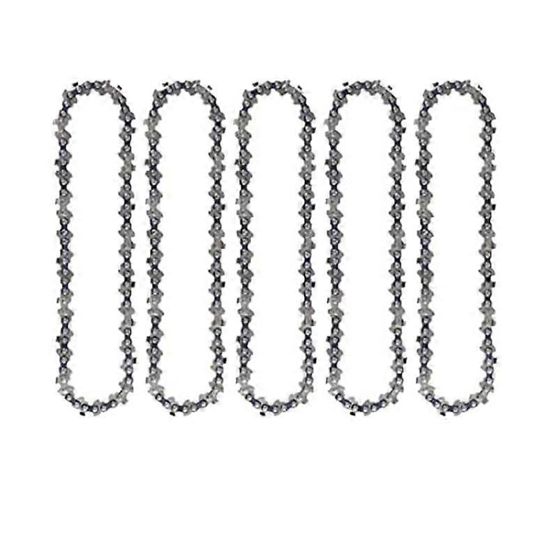 (5 PACK) 4 Inch Mini Chainsaw Chain for Cordless Electric Guide Saw
