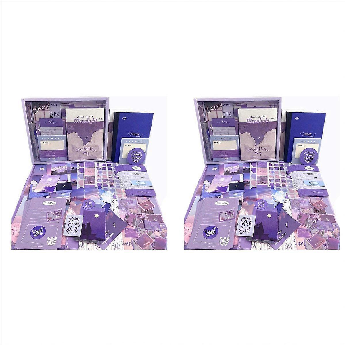 348 PCS Vintage Scrapbook Kit,Scrapbooking Supplies Kit